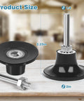 Two Pack 2 Inch Die Grinder Sanding Disc Set With One Quarter Inch Shank And Quick Change Roloc Holder shown on table