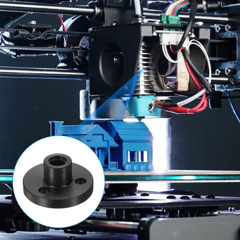 3D printer using 4 Pcs Tr5x4 Lead Screw POM Nut For 3D Printer Z Axis With Acme Thread 1mm Pitch 4 Starts Lead 4mm 5mm Diameter