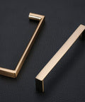 20 Pack 5 Inch Cabinet Pulls Square Champagne Bronze Zinc Alloy Hardware For Kitchen Cabinets, Dresser, Cupboard, And Wardrobe Drawer Pulls