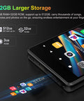 32GB MP3 Player With Bluetooth And Camera Android 13 Music And Video Player With 4 Inch Touchscreen built-in speaker shown with apps on screen