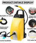 Multi-Purpose High Temp Steam Cleaner With 3.5L Tank And Ozone Function, featuring adjustable air volume and ergonomic handle.