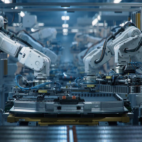 Industrial robots in automation line using DC 12V 5Kg Holding Electromagnet Lifting Magnet Solenoid for precision lifting