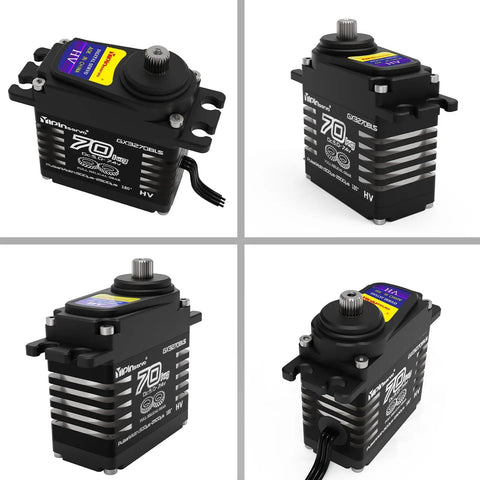 Beefy 70Kg Brushless RC Servo With All Steel Helical Gears for 1/8 1/10 1/12 RC Trucks Crawlers Boats and Robots