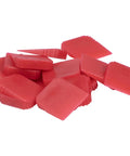 Precision Tile Wedges Set 450 Pack With Built In Gripper For Easy Removal shown in red plastic wedges pile
