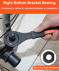 36mm Box End Wrench For Removing Vintage Bicycle Bottom Bracket Cups And Bearings, Premium 50 Medium Carbon Steel Tool in use