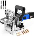 Dual-Spindle Doweling Jointer DJ710 Pro Grade 710W 120V 60Hz Wood Dowel Joiner with drill bits and dowels
