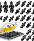 Drip Irrigation Barbed End Cap Plugs One Quarter Inch Pack of 100 Leak Free Tubing Plugs for Lawn Garden and Drip System Shutoffs