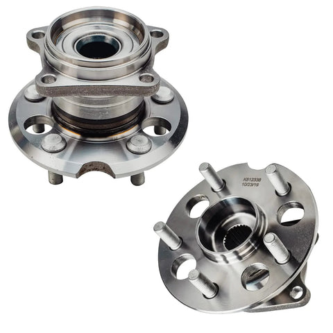 6 Piece Rear Wheel Bearing Hub Kit With Front And Rear Sway Bar Links For 2001 2002 2003 2004 2005 Toyota RAV4 AWD 4WD
