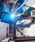 heavy duty welding magnets in use for precise metal alignment during welding