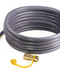 12 Foot Three Eighths Inch ID Natural Gas Hose With Quick Connect Low Pressure LPG Hose for grills with brass fittings