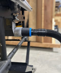 Installation of One Seven Eight Inch Hose Adapter For Two And One Quarter Inch Table Saw Dust Ports With Quick Twist Lock Compatible With Dewalt Milwaukee And Ridgid Saws Made In USA Keeps Dust Contained And Workspace Clean