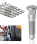 12 Pack M14x1.5 Wheel Lug Stud Replacement For GM Trucks And SUVs Front Or Rear Chrome Steel