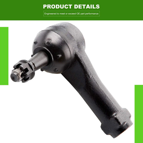 4 Piece Front Tie Rod End Suspension Kit Direct Fit Includes Inner And Outer Ends For 2005 2010 Chevrolet Cobalt 2006 2011 Chevrolet HHR 2003 2007 Saturn Ion 2003 2007 Pontiac Pursuit 2005 2006 Pontiac G5 black steel tie rod end