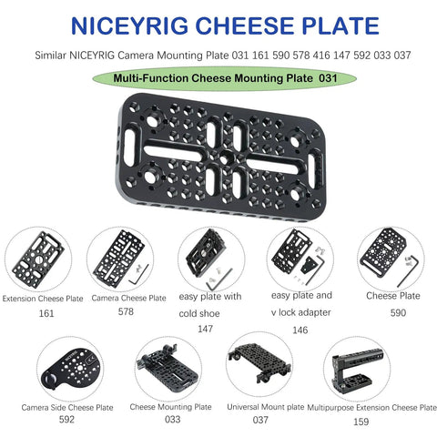 Pro Camera Cheese Mounting Plate With 15mm Rod Clamp Built Like A Tank For DSLR Videography Rigs And Cinema Mods Featuring Flawless 9mm Drill Spacing For Your Next Blockbuster Shoot