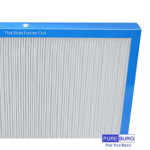 Replacement Filter Kit With True HEPA And Four Activated Carbon Pre-Filters For HoMedics Total Clean AF-20 AP-25 AR-20 Air Purifiers, Captures 99.97 Percent Of PM2.5, Includes AF-20FL AP-25CRF AF-25 corner with blue frame