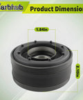 Direct Fit Drive Shaft Center Support Bearing For Nissan Infiniti Pathfinder Frontier D21 Pickup Replacement Bearing With Part Numbers 3752141L28 C7521W1085 3752141L25 37521W1025 37521W1027 showing dimensions 1.84in and 2.10in