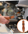 Espresso Portafilter Handle Replacement For Coffee Machines 5.9 Inch Wooden Grip Italian M10 Compatible in use