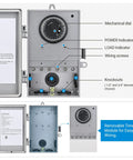 Interior of Beefy Outdoor Mechanical Pool Pump Timer Box 40A 120 to 277 VAC 24 Hour Programmable On Off Switch showing components