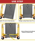 Set of 2 Heavy Duty Manual Furniture Movers With 1300 Lb Capacity And 12 Inch Lift Height demonstrating use on safe