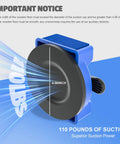 Dual-Side Floor Gap Fixer Tool Set With Vacuum Suction highlighting 4.56-inch suction cup power.