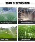 360 Degree Rotating Impact Sprinkler With Adjustable Jet Breaker For Efficient Irrigation, Crop Growth And Industrial Use in various applications
