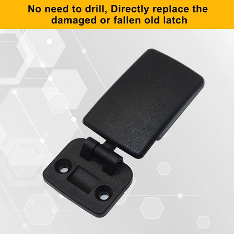 Rear Sliding Window Lock Latch Replacement For Toyota Tacoma Hilux T100 Pickup And 4Runner Quarter Window In Black Plastic Compatible With 69370 35010 Easy Install No Fuss Fit Built To Last For 1989 Through 2005 Models