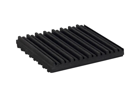 4 Pack Anti Vibration Pads 4 By 4 By Three Eighths Inch All Rubber Isolation Pads For Home Workshop Garage Equipment Heavy Duty Elastomeric Mounts To Cut Down On Noise And Vibration