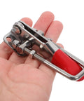 Heavy Duty Stainless Steel Toggle Latch Clamp Pair With Adjustable Pull Lock and Compact Design for secure closure held in hand