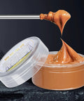 Copper Grease High Temp Electrical Contact Lubricant Dope Conductive Paste With Strong Adhesion Multipurpose Anti Seize For Auto Electronics And Construction 30g in open container with glossy texture