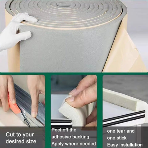 Game Changer Garage Wall Protector Roll Hella Thick Rubber Foam Pads Self Adhesive Warehouse Column Guard Smoothly Takes Hits Keeps Your Ride Scratch Free Black Long Strip