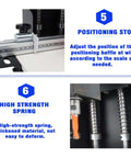 BEILOCKERY hinge drilling machine (110V, 1100W) with ruler guide and clamp for cabinet and wardrobe doors.