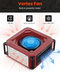 Heavy Duty Ceiling Mounted Dust Collector 1080 Cfm Wireless Remote Air Filtration System with powerful vortex fan design.