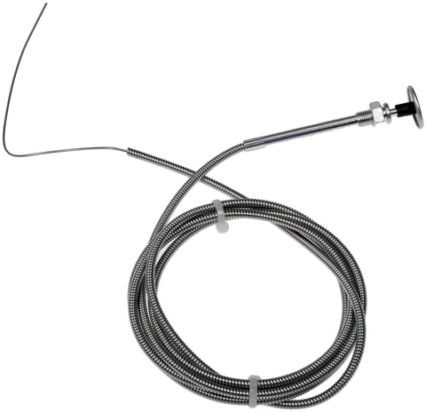 Universal Fit Control Cables With One Inch Chrome Knob Six Foot Length Built To Last For Home Workshop Industrial And Commercial Use