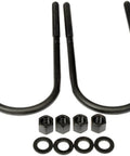 Ram 2500 Rear Leaf Spring Axle U-Bolt Kit 2011 to 2013 OE Replacement, includes heavy duty U-bolts, nuts, and washers