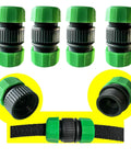 Six Pack One Half Inch Garden Hose Quick Connectors Kit With Female, Male, And Straight Fittings No Tools Needed For Quick Attachments