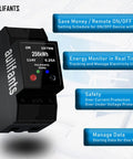 WiFi Energy Monitor Watt Meter With Breaker Switch And Phone App Remote Control displayed with monitoring features.