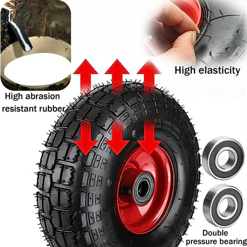 Heavy Duty Rubber Casters With Secure Locking Brakes And Shock Absorbing Treads Deliver Zero Noise 360 Swivel Motion with durable tire design.