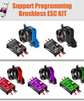 USB Linker ESC Programming Card For AM32 BL32 Brushless ESC Lets You Plug Into PC For Quick Tuning And Firmware Upgrades Compatible With Axial SCX24 1 24 RC Crawler The Go To Upgrade Tool For Custom Builds shown with various colored ESC kits