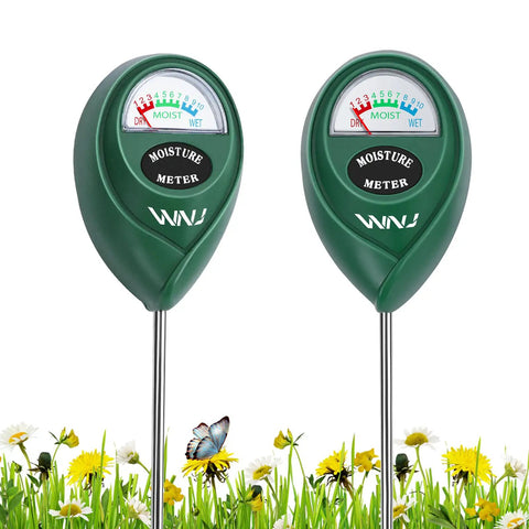 Two Pack Soil Moisture Meter For Gardens And Lawns, Easy To Read Plant Water Monitor, Hygrometer Sensor For Indoor Outdoor Plants