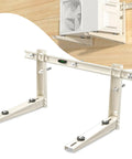Beefed Up Heavy Duty Wall Mount Bracket for 7000 to 12000 BTU Mini Split AC Units up to 400 lbs, with leveler, sturdy outdoor construction.