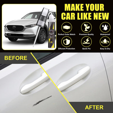 Jet Black Mica Mazda Touch Up Paint Kit 2 In 1 Car Scratch Repair For Nicks And Chips Exact Color Match Quick Easy Fix For Mazda