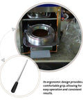 Pro Grade Cup Sealer Lever Handle Accessory For Milk Tea Shops Made Of Plastic And Stainless Steel Easy Install Versatile Sealing Machine Part To Boost Production Efficiency, silver lever handle, cup sealer machine