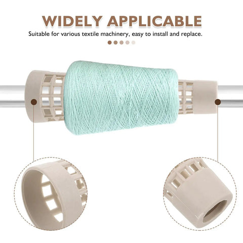 Plastic Yarn Bobbins Set Of 20, Tapered Tower Spools Made From PP Material To Prevent Tangling And Surface Damage, Ideal For Dyeing, Steaming, Bulk Textile Production And Sewing Supplies. yarn bobbin on spindle