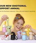Snag This On The Fly Mini Insulated Water Bottle Featuring Double Wall Vacuum Seal Technology, Portable Coffee Cup And Travel Tumbler, Adorable Capybara Print Bag Friendly Hydration Gear For Gym Or Office with cute animal designs.