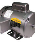 Single unit 1/4 HP 1725 RPM 1-phase AC motor, 48 frame TEFC enclosure, 115/230V 60Hz, heavy-gauge steel frame, sealed ball bearing