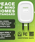 Plug And Go Level 2 Ev Charger With J1772 Connector 48 Amp 240 Volt Wifi Enabled Electric Vehicle Charging Station with NEMA 4 enclosure.