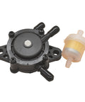Vacuum Fuel Pump With Fuel Filter Replacement For 17HP To 25HP Small Engine Lawn Mowers And Tractors Compatible With Honda Yamaha John Deere