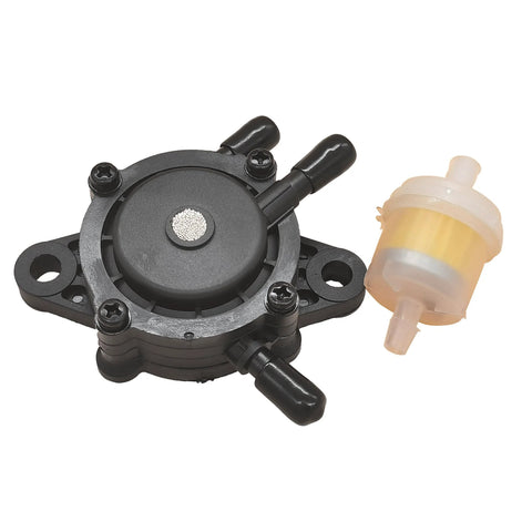 Vacuum Fuel Pump With Fuel Filter Replacement For 17HP To 25HP Small Engine Lawn Mowers And Tractors Compatible With Honda Yamaha John Deere