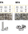 Must Have M3 M4 M5 M6 Hammer Head T Slot Nut And Hex Bolt Set Kit With Screws For Aluminum Profile Grooves assortment