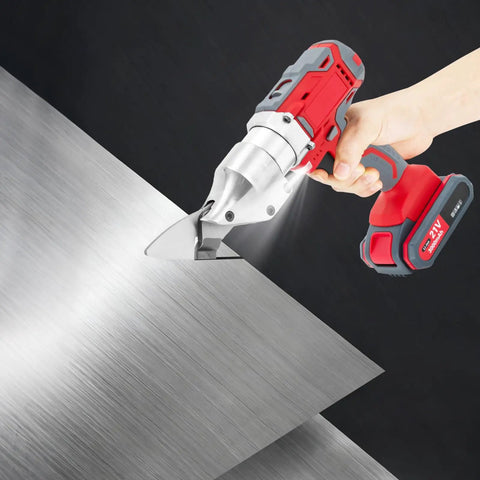 Get Ready To Rock This Bad Boy With A Super Sleek 21V Cordless Brushless Electric Metal Shear Featuring Durable Chrome Vanadium Steel Blades.